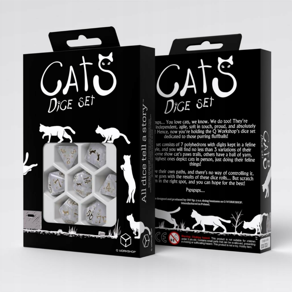 Cats Dice Set: Purrl