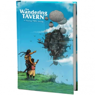 The Wandering Tavern A Studio Ghibli-inspired Floating TTRPG Setting (System Agnostic and dnd 5e Compatible)