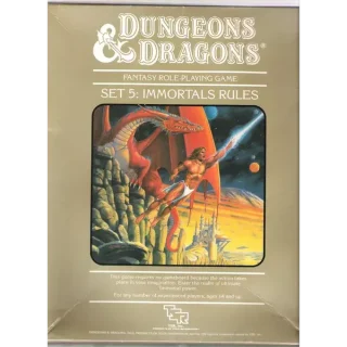 Dungeons & Dragons - Set 5: Immortals Rules