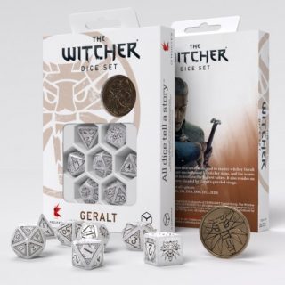 Geralt – The White Wolf - Witcher Dice Set