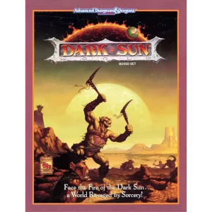 Advanced Dungeons & Dragons - Dark Sun Boxed Set