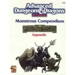 Advanced Dungeons & Dragons: Forgotten Realms - Monstrous Compendium Appendix