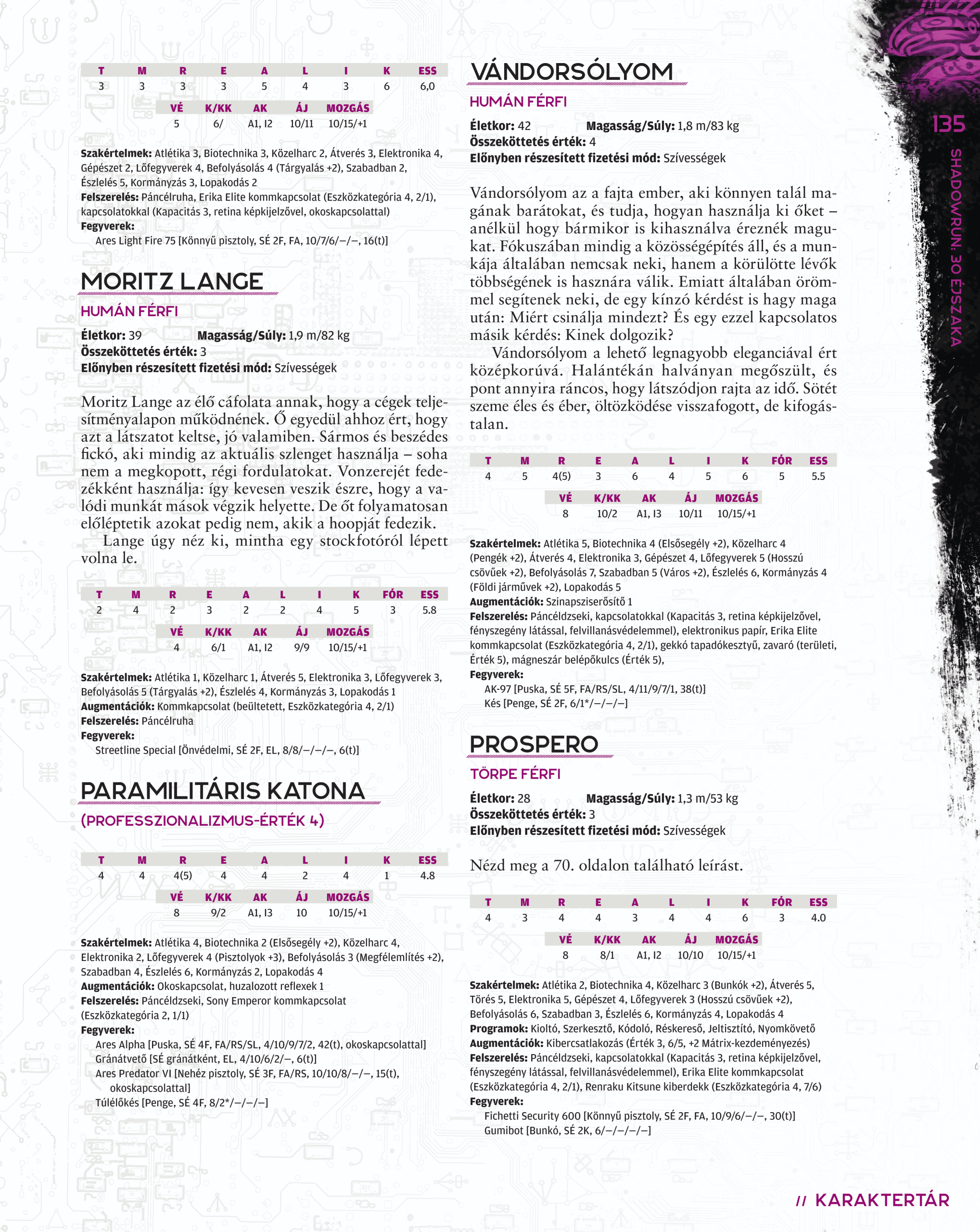 30 éjszaka - Shadowrun (Hatodik Világ)