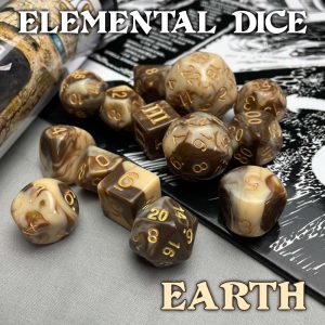 DCC RPG - Elemental Dice: Earth Dice Set DCC RPG - Elemental Dice: Earth Dice Set