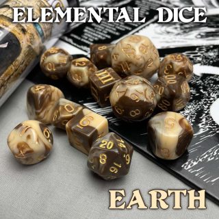 DCC RPG - Elemental Dice: Earth Dice Set