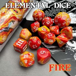 DCC RPG - Elemental Dice Set: Fire