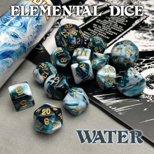 DCC RPG - Elemental Dice: Water Dice Set DCC RPG - Elemental Dice: Water Dice Set