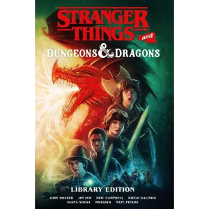 Stranger Things and Dungeons & Dragons Library Edition