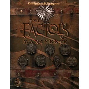 Advanced Dungeons & Dragons - The Factol's Manifesto