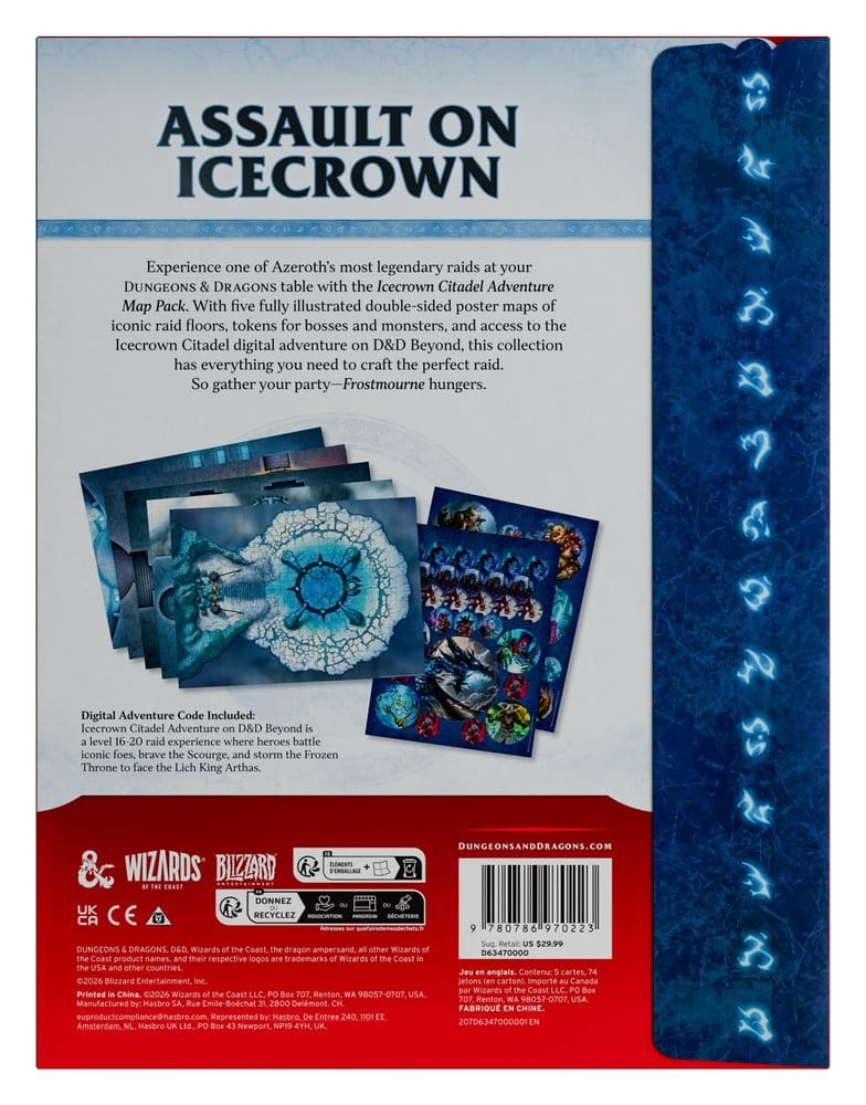 World of Warcraft Icecrown Citadel - Adventure Map Pack - Dungeons & Dragons 5.5 ENG