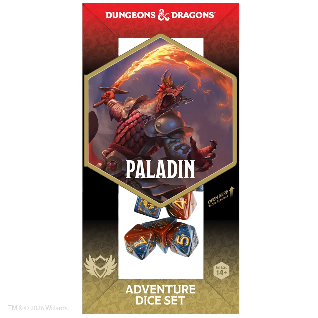 Ravenloft - Paladin Adventure Dice Set - Sirius Dice Dungeons & Dragons Adventure Dice