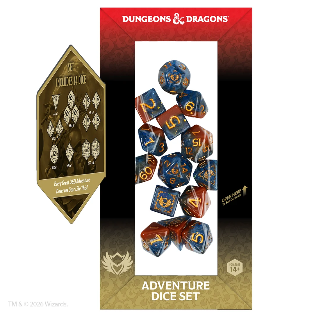 Ravenloft - Paladin Adventure Dice Set - Sirius Dice Dungeons & Dragons Adventure Dice